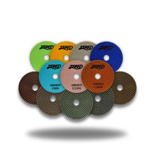 Load image into Gallery viewer, Zered™ 4&quot; Concrete Polishing Pad 7 Step with Buff Option
