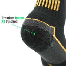 Load image into Gallery viewer, 4 Pairs of Premium Working Men&#39;s Cotton Socks
