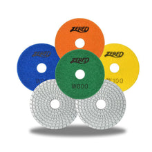 Load image into Gallery viewer, Zered™ 4" i-Series Polishing Pad 7 Step for Granite and Quartz