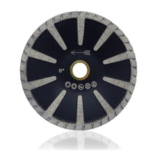 Load image into Gallery viewer, Zered™ Premium 5&quot; Contour TURBO Diamond Blade - Curved / Angle Grinder use
