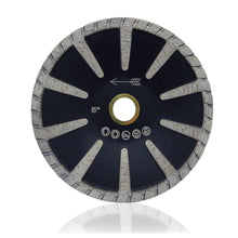 Load image into Gallery viewer, Zered™ Premium 5" Contour TURBO Diamond Blade - Curved / Angle Grinder use
