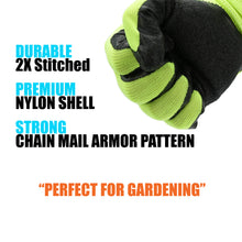Load image into Gallery viewer, SAVER HEAVY DUTY High Visibility Latex Green Work and Gardening Gloves
