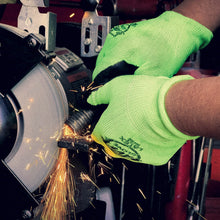 Load image into Gallery viewer, SAVER HEAVY DUTY High Visibility Latex Green Work and Gardening Gloves