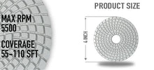 Load image into Gallery viewer, Zered™ 4" i-Series Polishing Pad 7 Step for Granite and Quartz