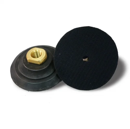 5" X6, Rubber Backup Pad X5/8-11 - BLACK