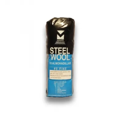 STEEL WOOL #0, HAND PADS - FINE - 16 pad/bag 