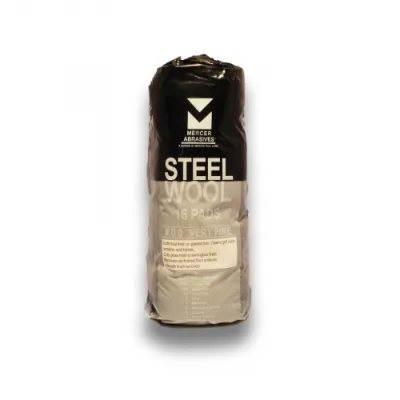 STEEL WOOL #00, HAND PADS - VERY FINE - 16 pad/bag 