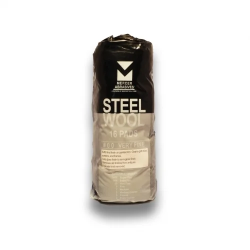 STEEL WOOL #00, HAND PADS - VERY FINE - 16 pad/bag 