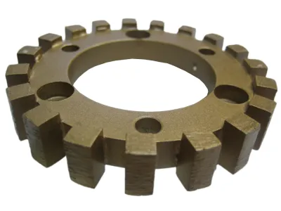 3.5" MILLING WHEEL X 15T X 30MM HOLE, SEGMENT TYPE