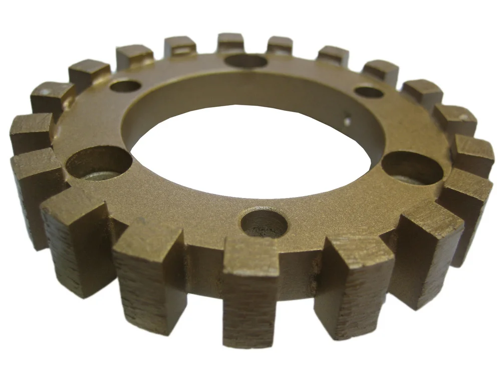 3.5" MILLING WHEEL X 15T X 30MM HOLE, SEGMENT TYPE