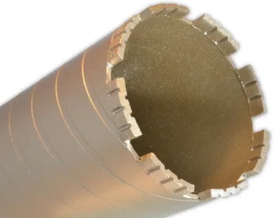 5" WET CORE BIT, ZIG-ZAG