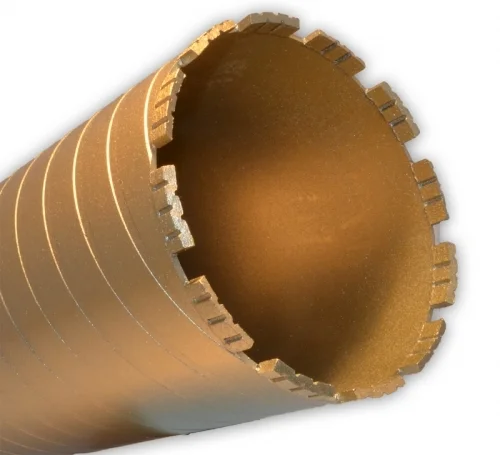 9" WET CORE BIT, ZIG-ZAG