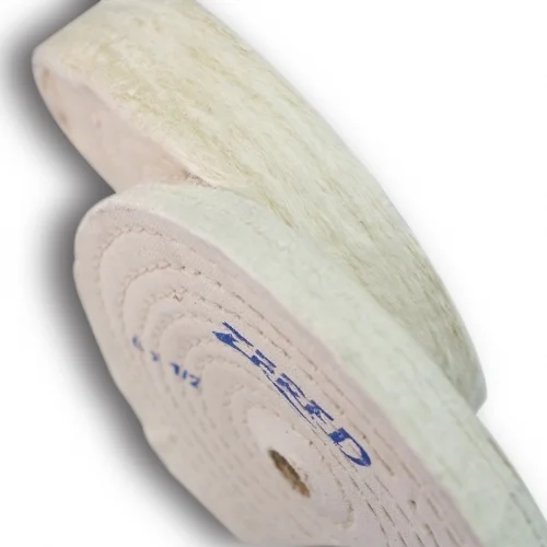6" x 1" CLOTH WHITE COTTON BUFF PAD