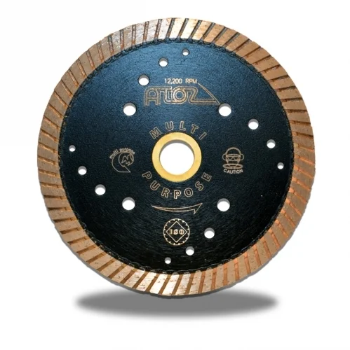 4.5" ATOZ BLUE TURBO BLADE X .085 X 7/8-5/8" =A6=