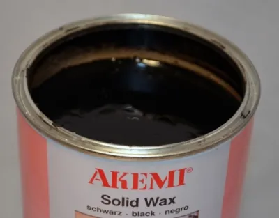 AKEMI SOLID WAX BLACK 1L/TIN =D6=