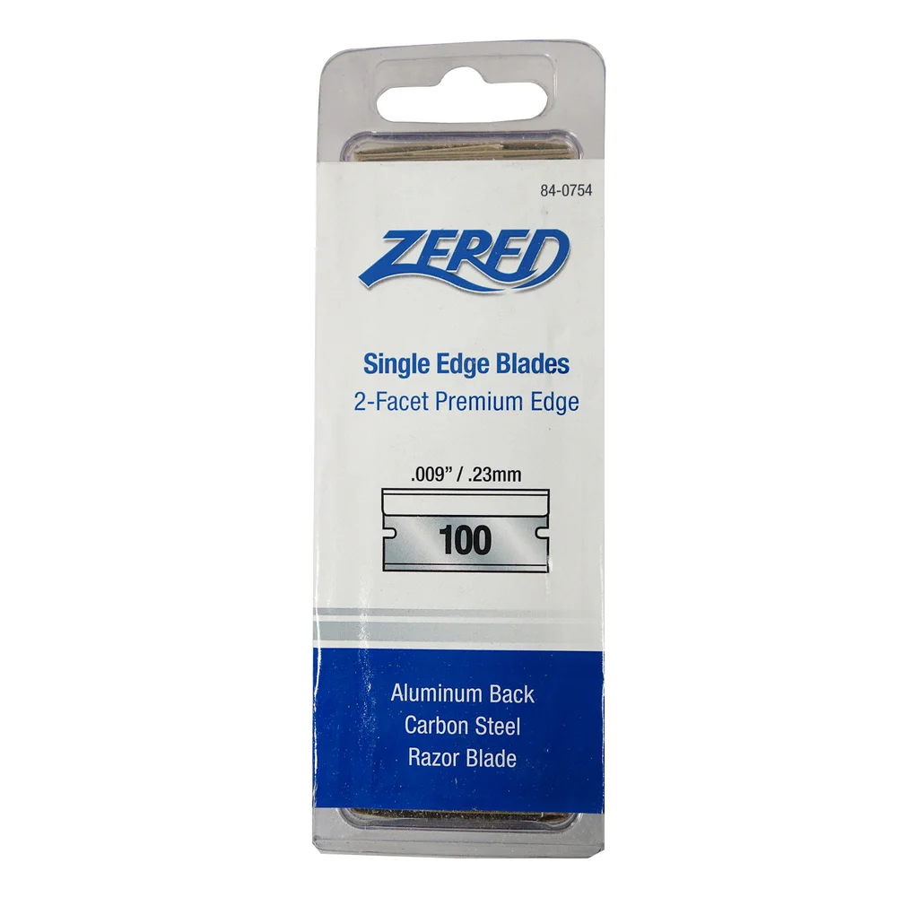 BOX OF 100 #9 SINGLE EDGE RAZOR BLADES