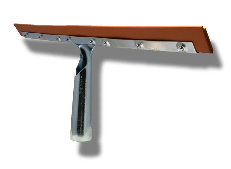 18" H-Line, 2-PLY RED RUBBER HAND SQUEEGEE