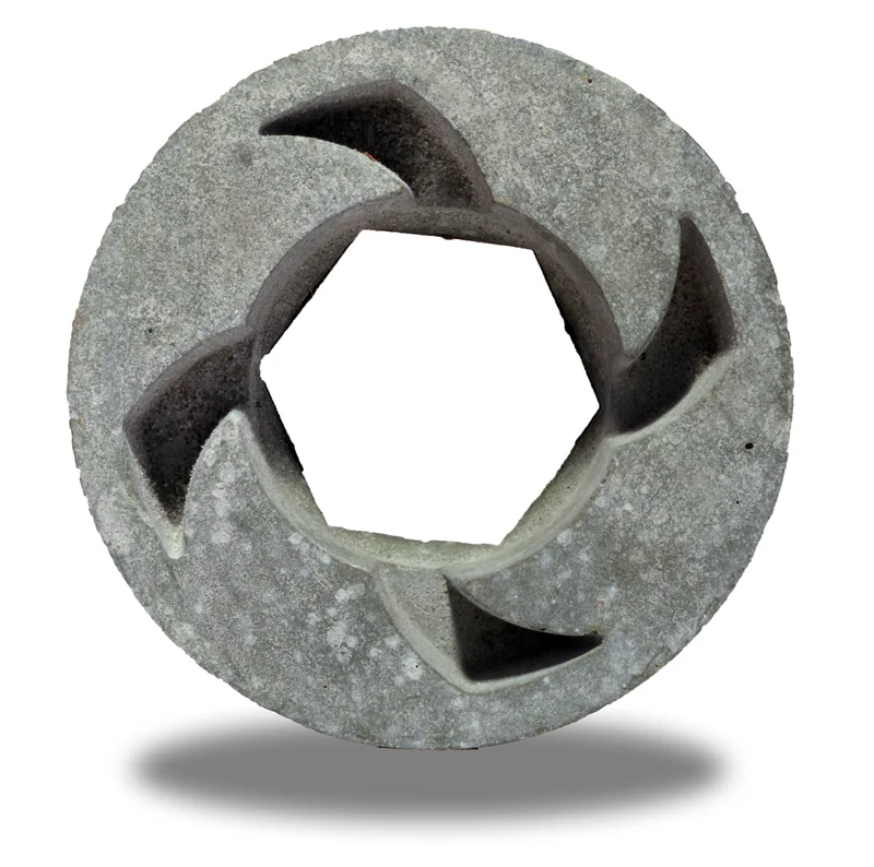 6" Grit 220, Synthetic Edge Polishing Wheel, HELIX/STAR TYPE