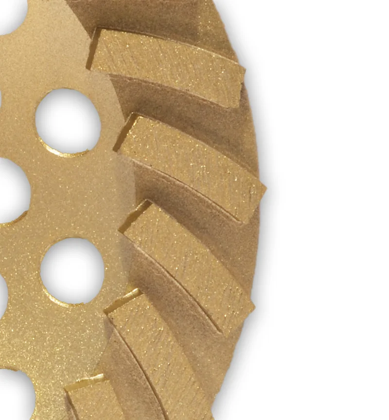 5" Cup Wheel, Astro double, 18 SEG x 5/8"-11TH