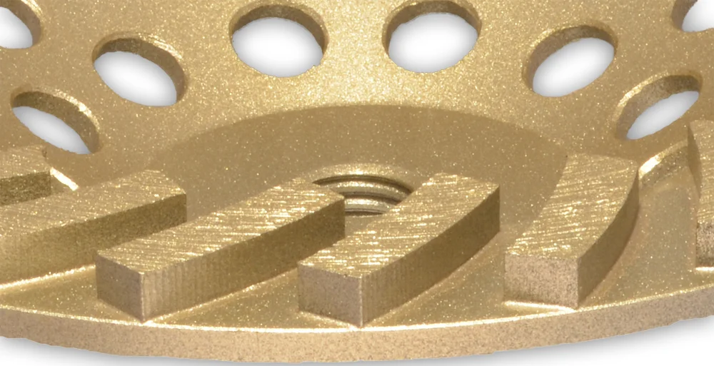 5" Cup Wheel, Astro double, 18 SEG x 5/8"-11TH