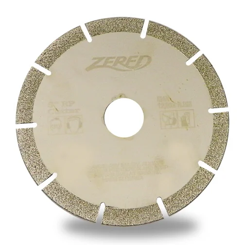 6" ELECTROPLATED MARBLE BLADE - GLASS CUTTING