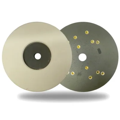 10" White Buff, Resin Disc, Multi Hole