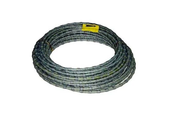 Endless Wire Saw for Stone, 20M-11mm x 2.0T x 11H X 35 Bead/M