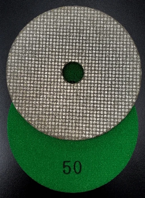 4" Electroplated Pad For Marble
