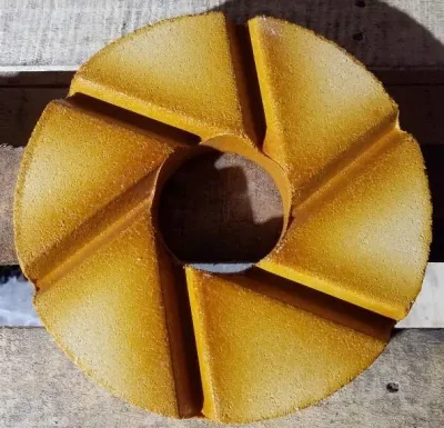 10" POLISHING DISC FOR MARBLE, 5 EXTRA