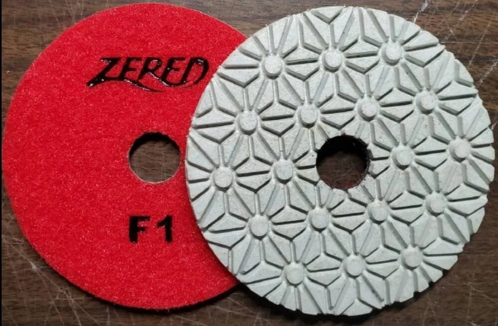 4" F Tape 3 Step Polishing Pad