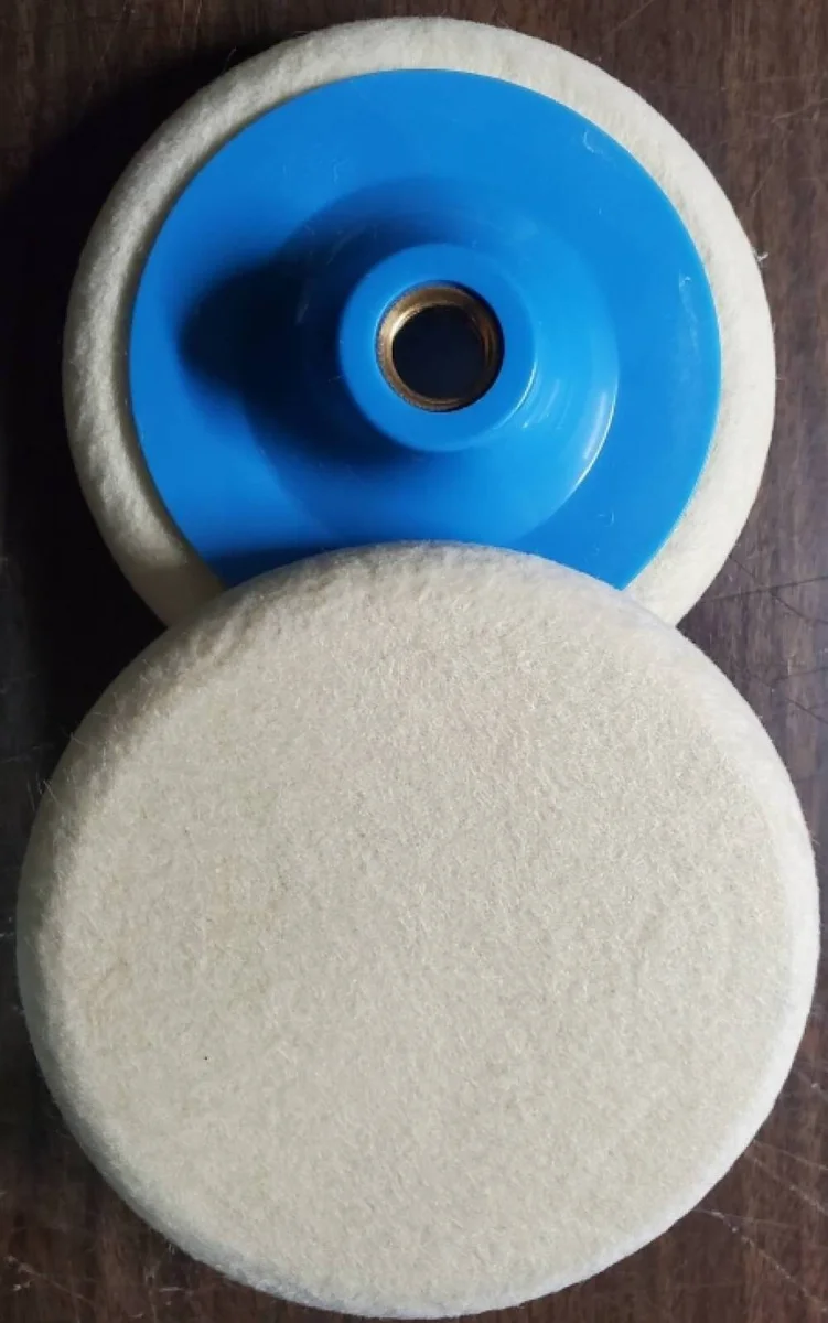 5" Felt Disc x 1" with 5/8"-11th Thread
