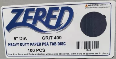 5" KSP, PSA #320, 100pcs/box