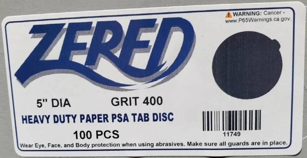 5" KSP, PSA #320, 100pcs/box