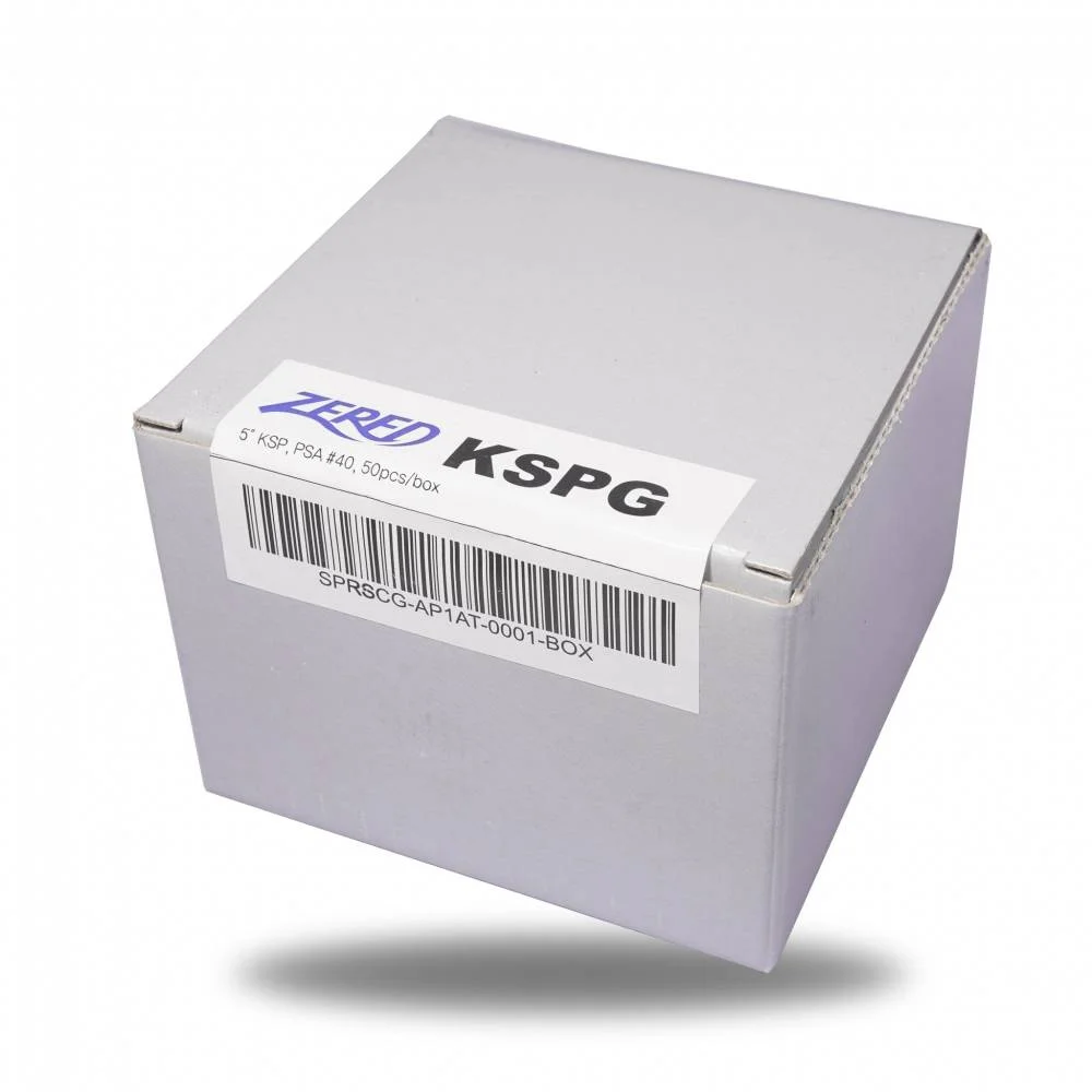 5" KSP, PSA #220, 100pcs/box