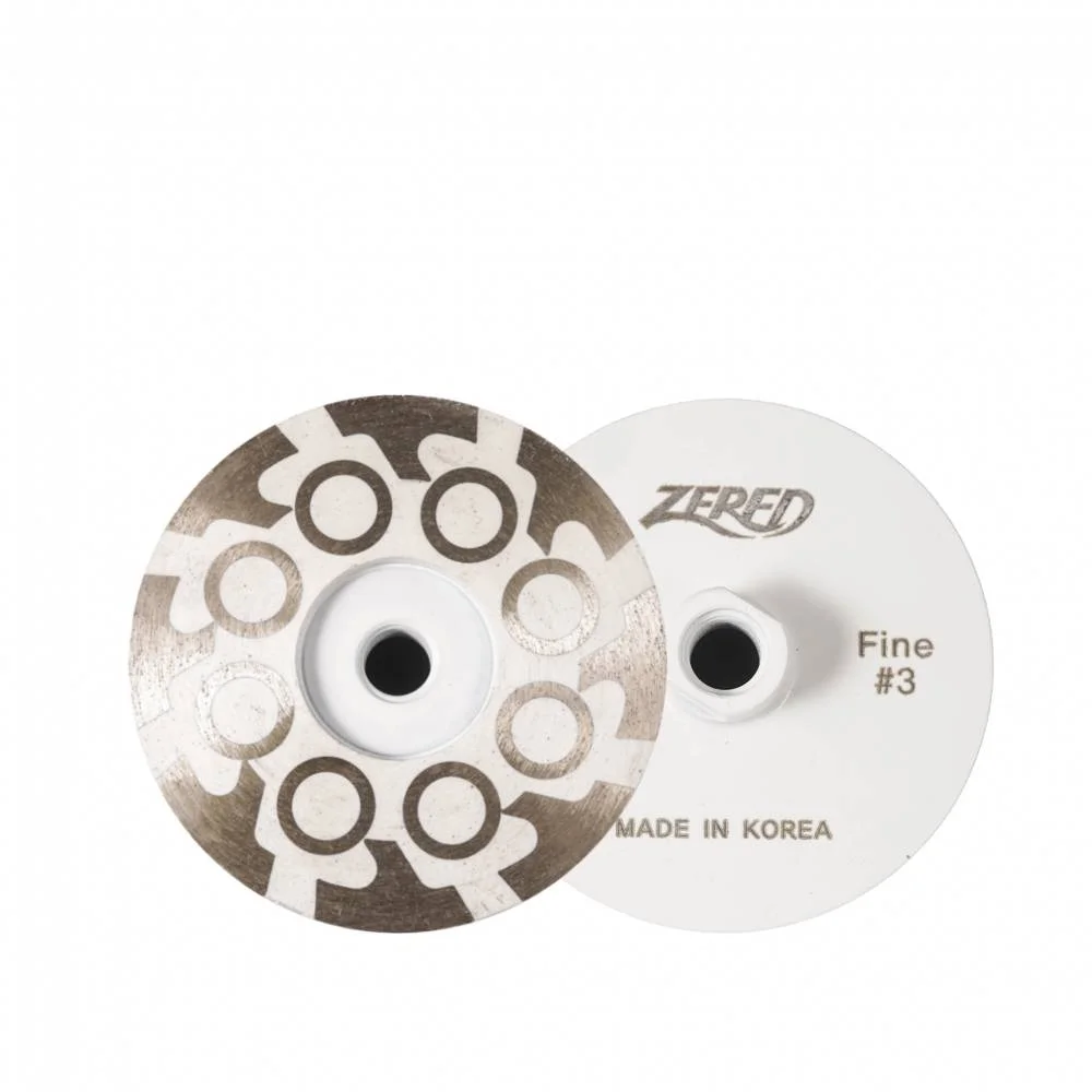 4" T-seg Resin Turbo Cup, Fine - White