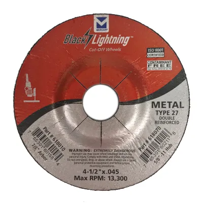 7" x 3/64" x 7/8", Metal Cutoff Wheel Type 27, 25pcs/pack, 250pcs/case