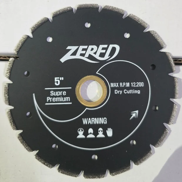 5" BK, Electroplated Blade, Black, V SLOT