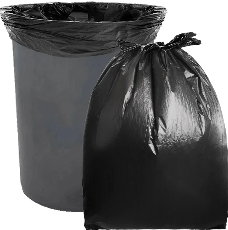 Black Contractor Bags - 58 Gal, 22" x 16", 100pcs/box