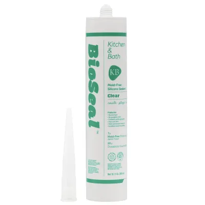 Bioseal Kitchen and Bath Silicone Caulk - 100% RTV 300ML, 25 tubes/box