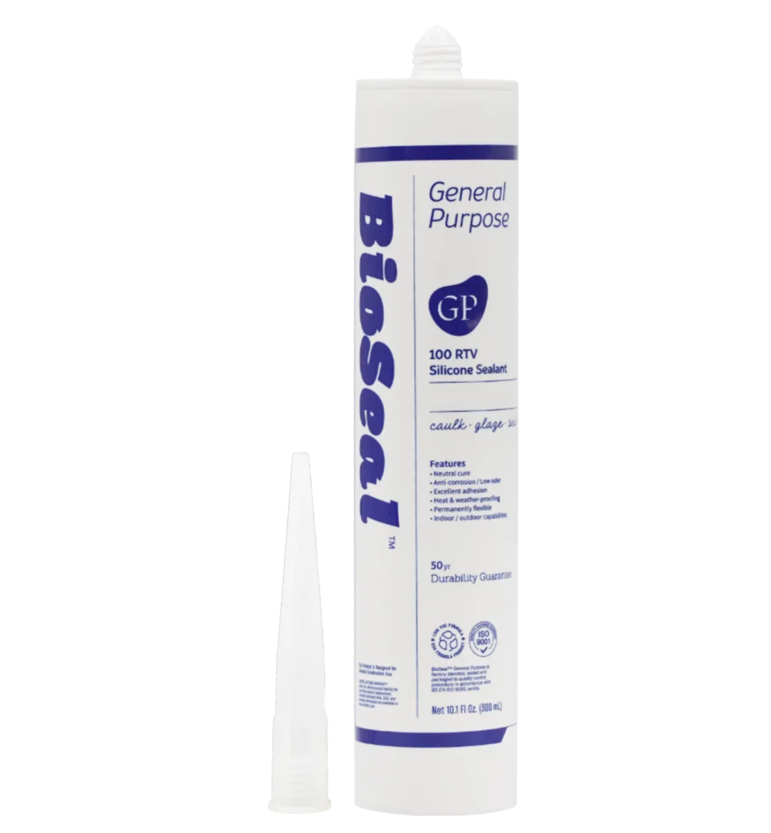 BioSeal General Purpose 100% RTV 300 ML Silicone Caulk
