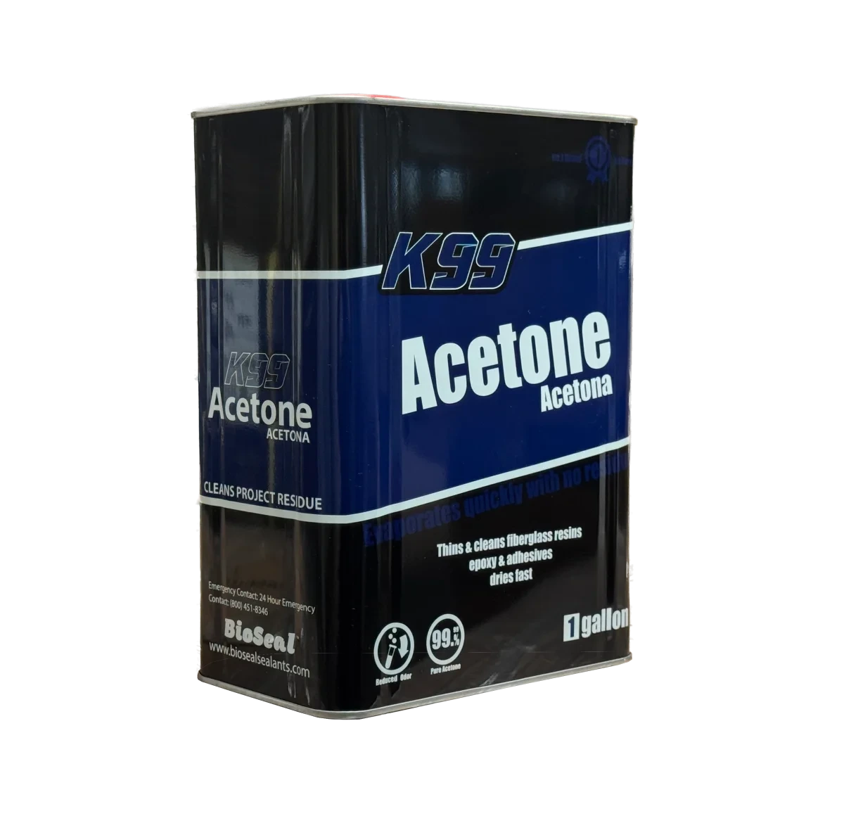 K99, 1G ACETONE - Map Diamond Tools, Inc.