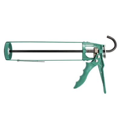 300ml, Silicone Gun w/side open, Green Color, 24 Gun/box