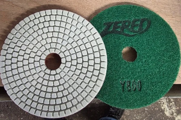 4" - 7 Step Y Type, Premium Resin Polishing Pad for Granite, Quartz