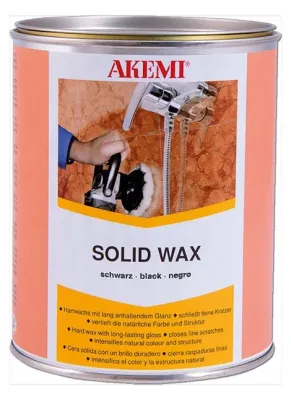 AKEMI SOLID WAX BLACK 1L/TIN =D6=