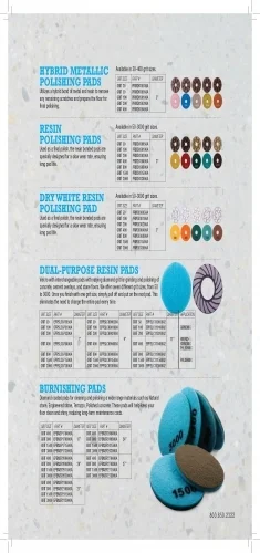 3" DRY POLISHING PAD.3/4" ARBOR #3000