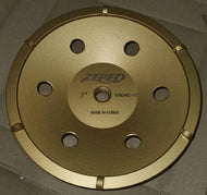 PCD Cup Wheel w/6 Segment, Gold(R Type)