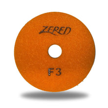 Load image into Gallery viewer, Zered™ 4&quot; F-Series 3 Step Polishing Pad for Granite and Quartz
