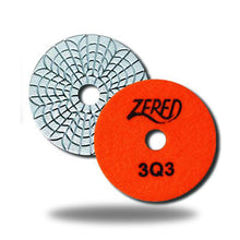 Load image into Gallery viewer, Zered™ Super-Premium 4&quot; Q-Series 3 Step Polishing Pad for Quartz Specialized
