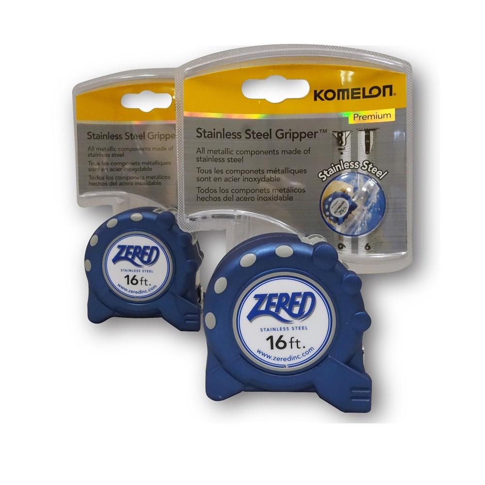 Zered™ Komelon Stainless Steel Tape Measure 16'X1