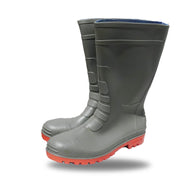 ZERED™ SAVER Mens Waterproof Rubber Rain Boots Work Safety Boots - Steel Toe